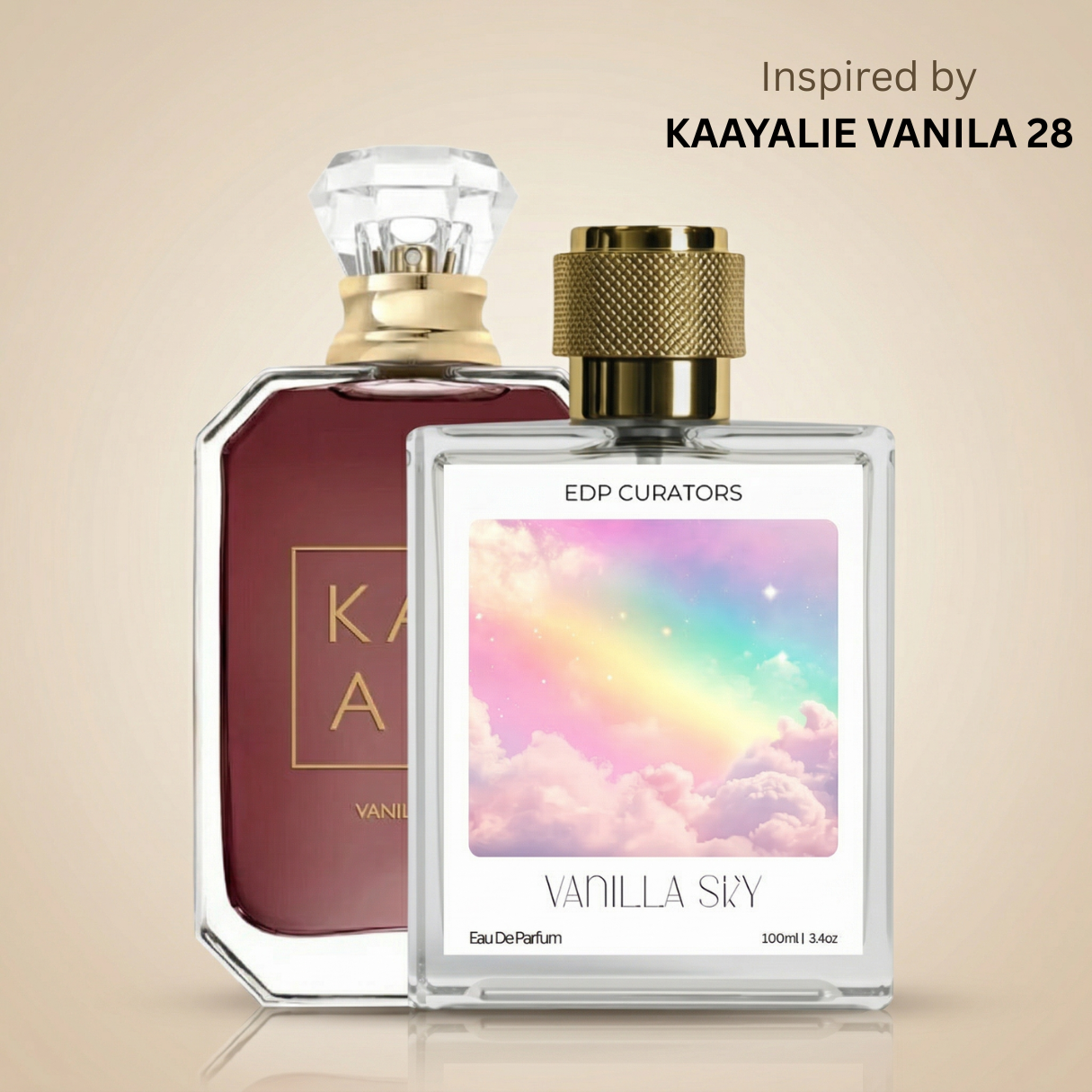 Vanilla Sky Eau de Parfum | Inspired by Kaayalie Vanila 28 | Sweet Gourmand Vanilla Perfume Unisex