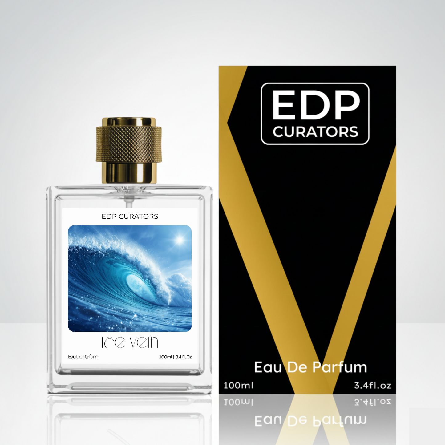 Ice Vein | Fresh Aquatic Ice Perfume for Men | Inspired by Rasese Hawas Ice