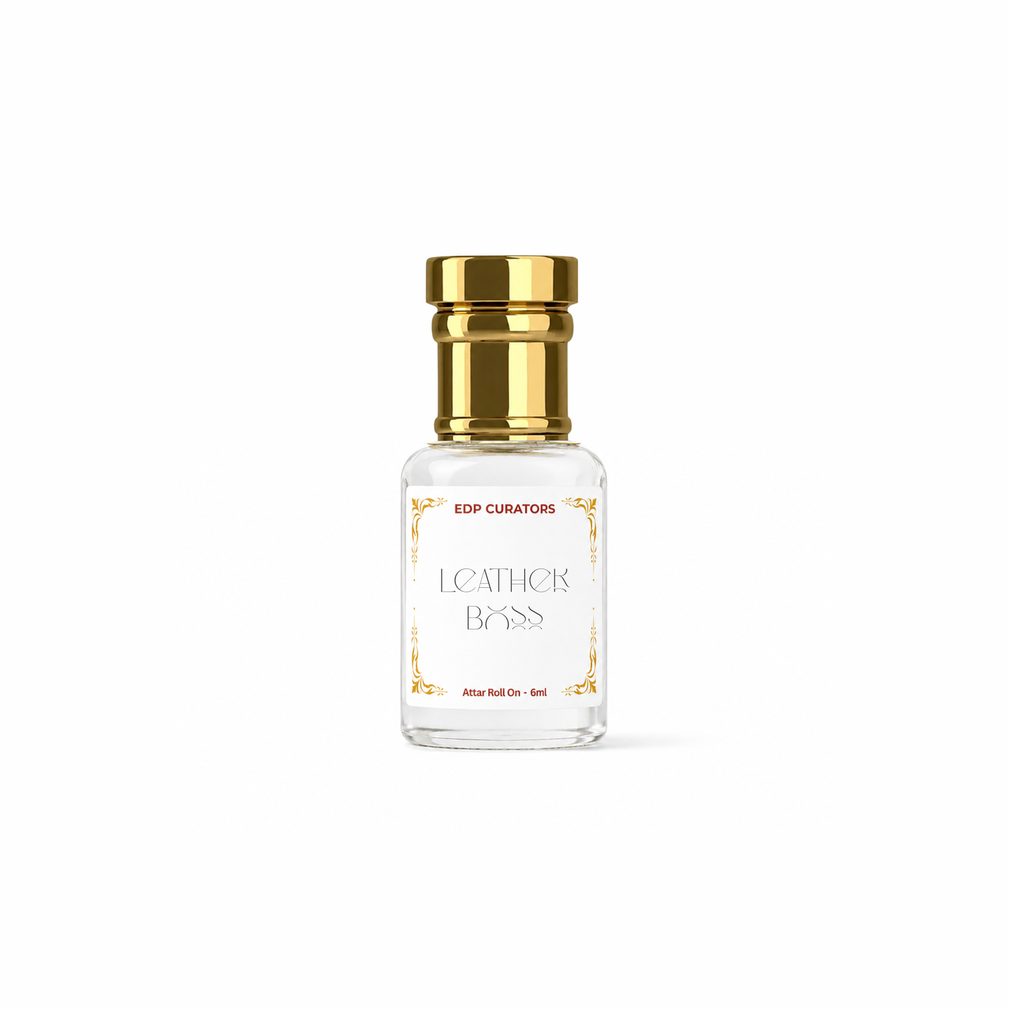 Leather Boss Attar – 6ml | Premium Alcohol-Free Long Lasting Leather Woody Perfume Oil for Men & Women