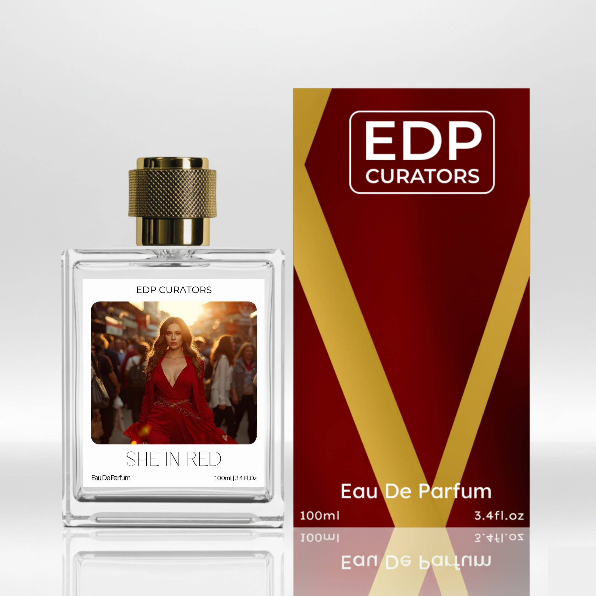 She in Red Eau de Parfum | Glamorous Bold Date Night Perfume for Women