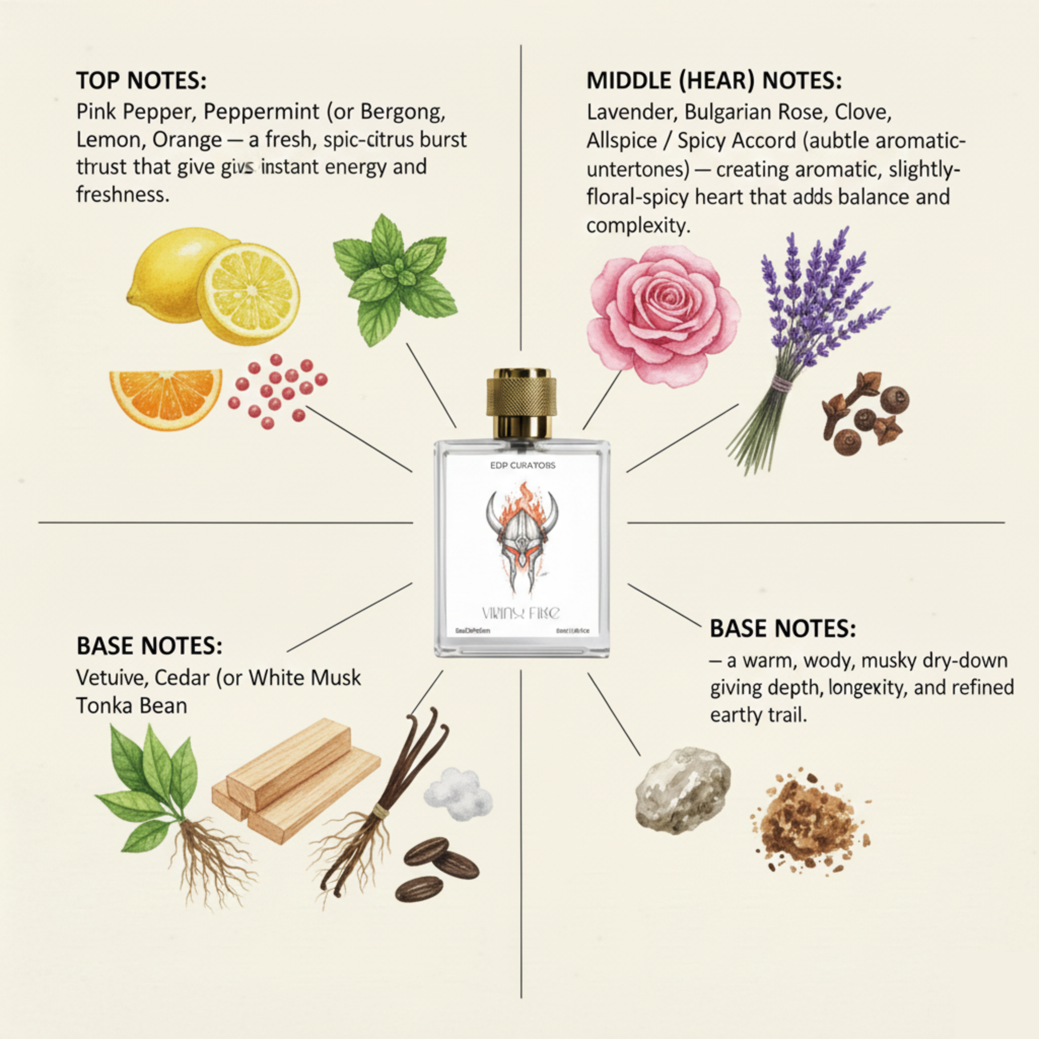 Viking Fire Inspired By Viking Perfume ( Worn by Vir@t K0hli )